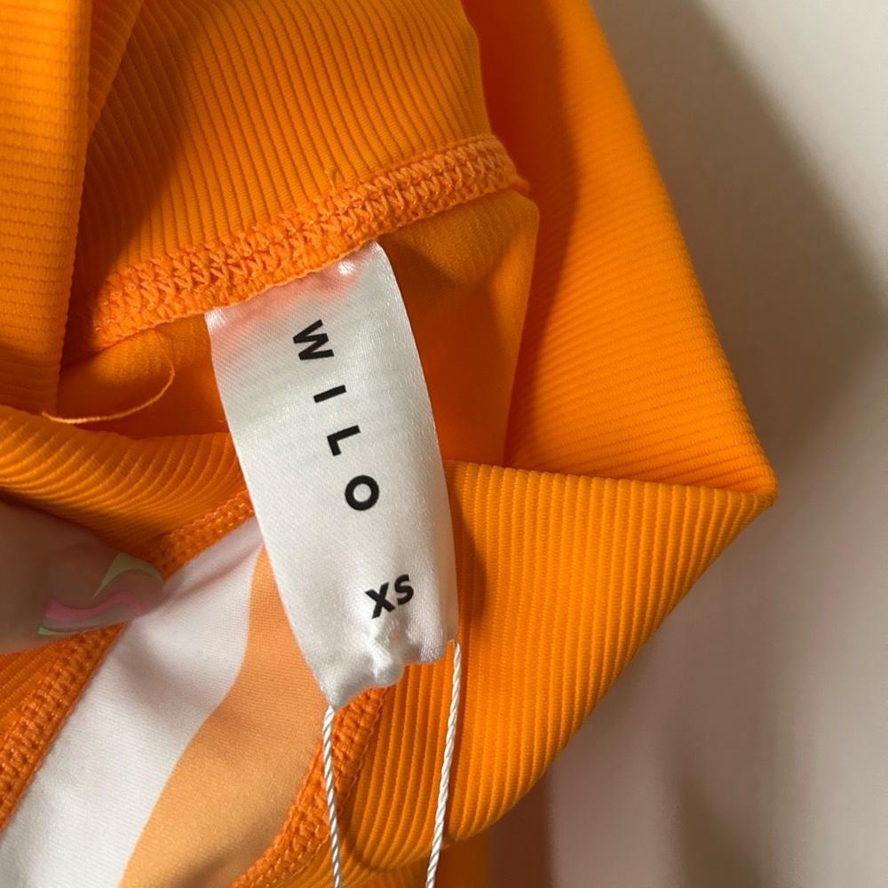 NWT WILO The Label Athletic Leggings Orange - Picture 7 of 8